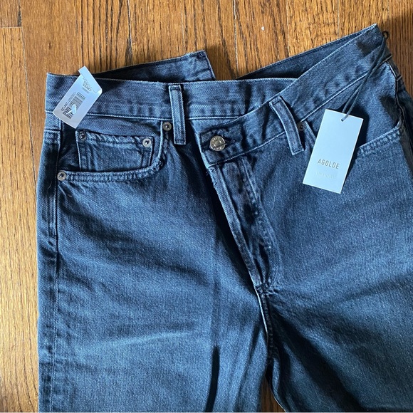 NWT AGOLDE criss cross straight jeans - Picture 5 of 6